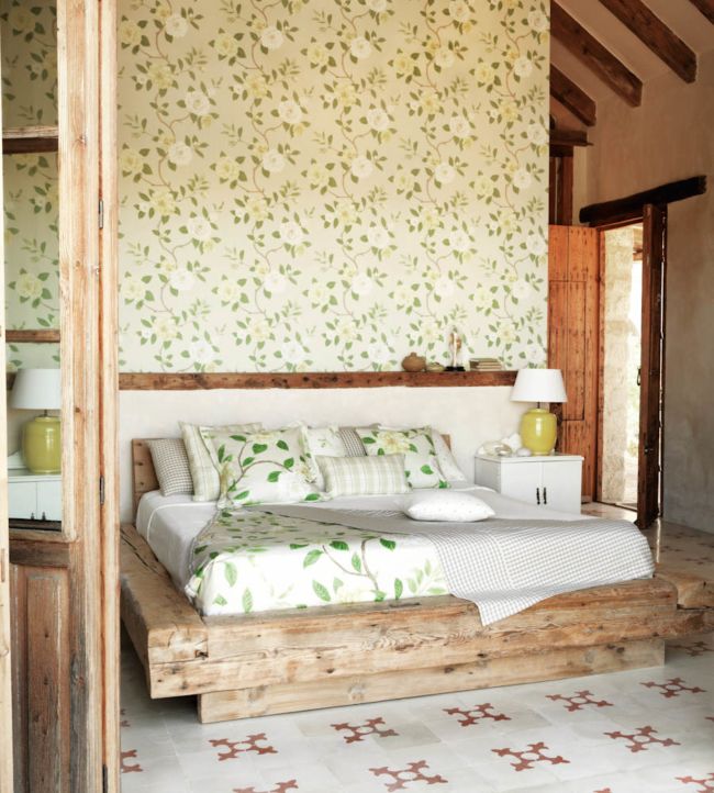 Christabel Room Wallpaper 2 - Green