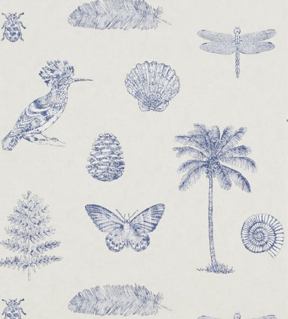 Cocos Nursey Wallpaper - Blue 