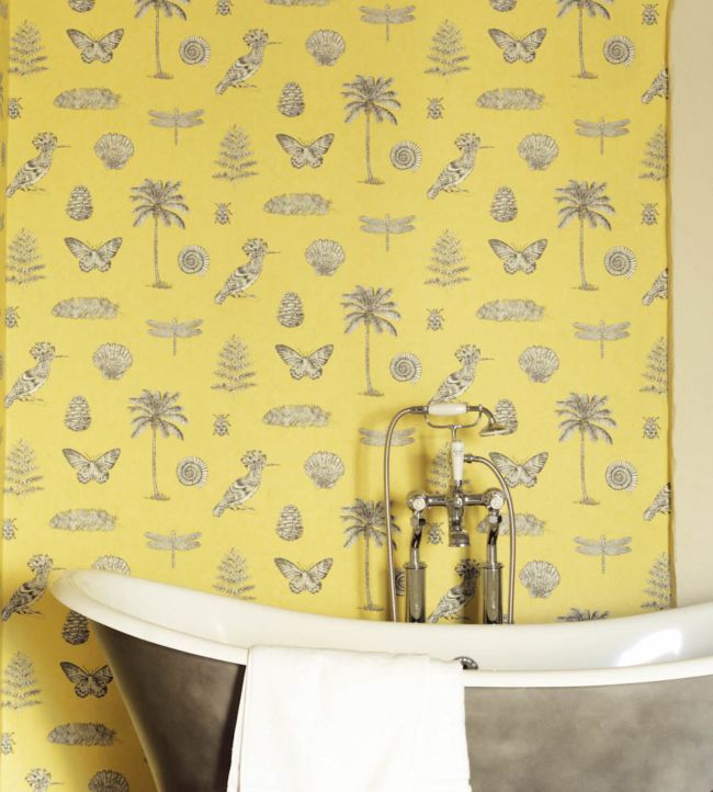 Cocos Nursey Room Wallpaper - Yellow 