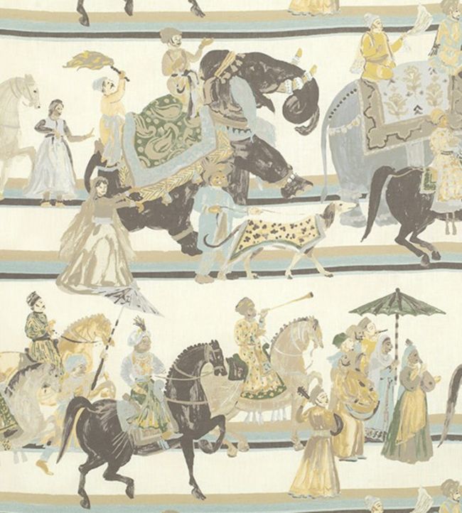 Wedding Parade Fabric - Cream 