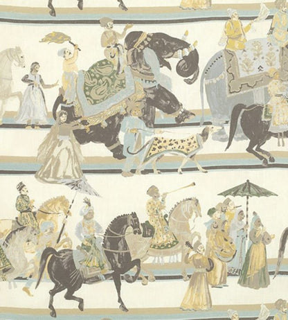 Wedding Parade Fabric - Cream 