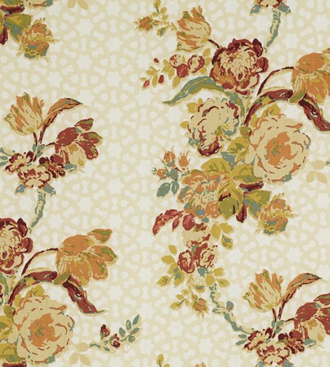 Indore Garden Fabric - Sand