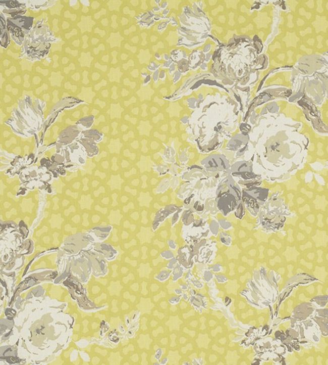Indore Garden Fabric - Yellow