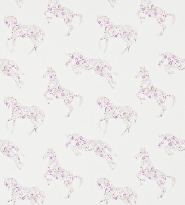 Pretty Ponies Wallpaper - Purple 