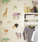 Two by Two Nursey Room Wallpaper - Multicolor