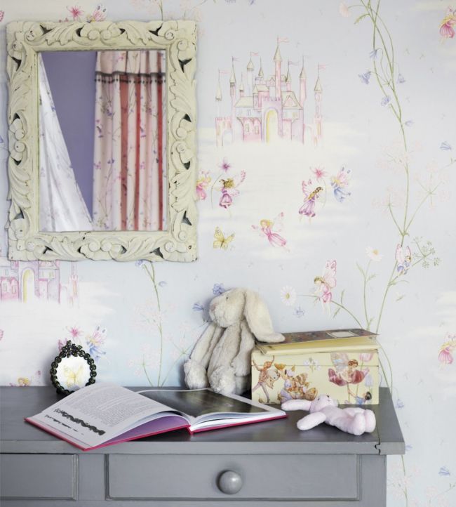 Fairy Castle Room Wallpaper - Cream