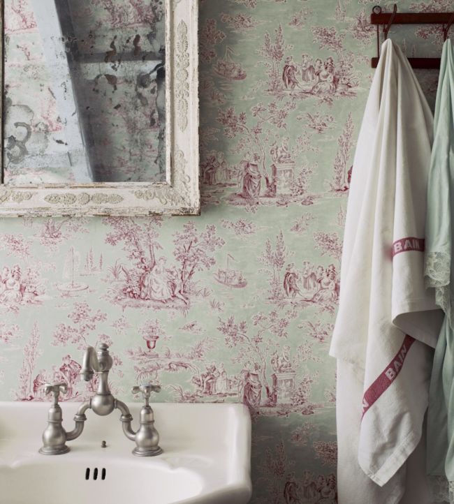Josette Room Wallpaper - Pink