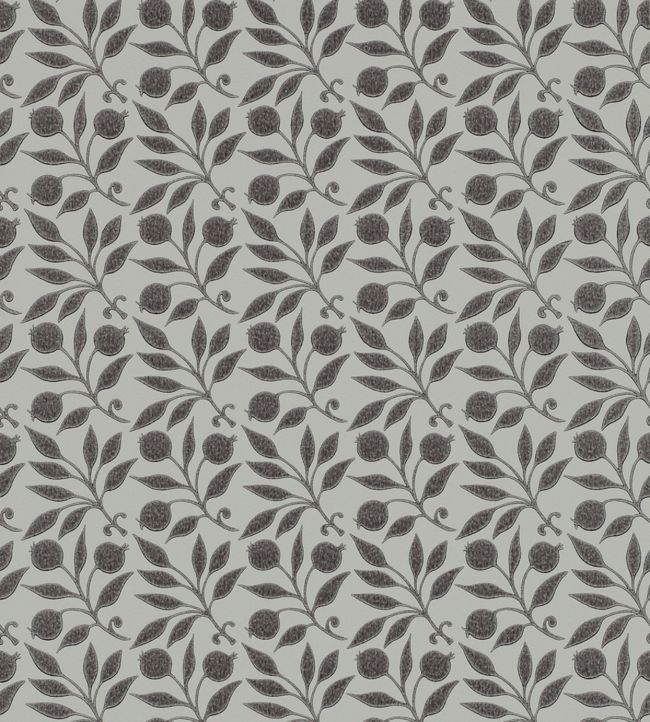 Rosehip Wallpaper - Gray