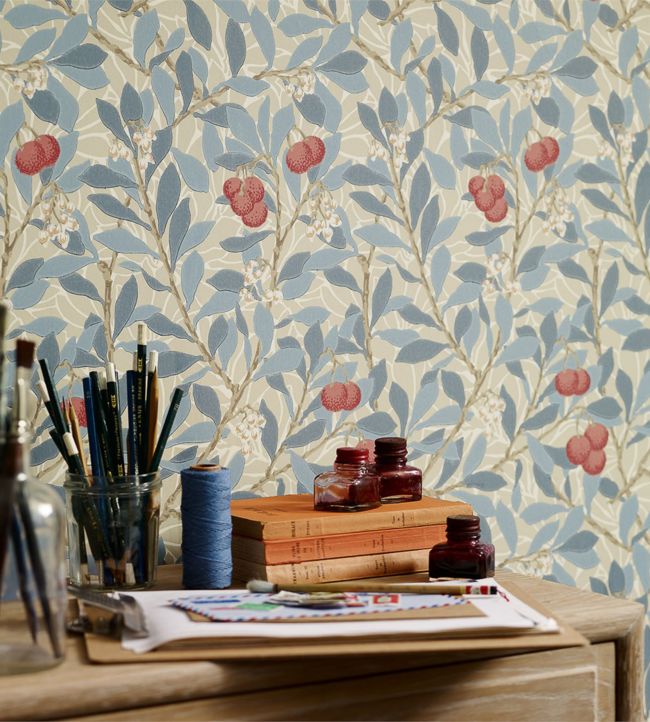 Arbutus Room Wallpaper 2 - Blue
