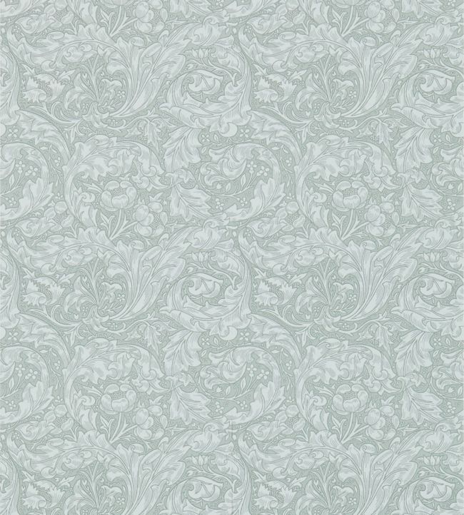 Bachelors Button Wallpaper - Silver