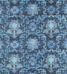 Peony Trellis Fabric - Blue 