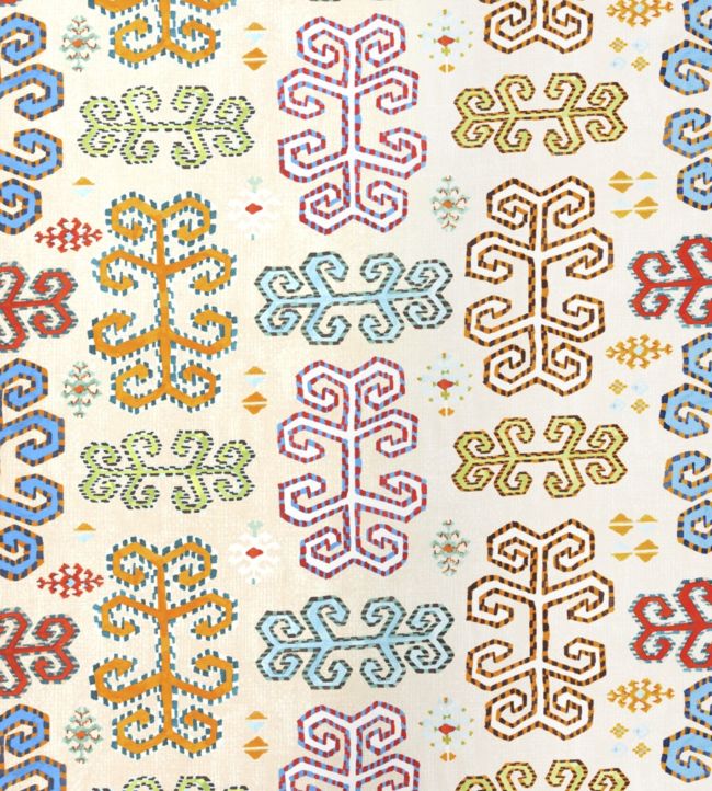 Karapinar Fabric - Multicolor