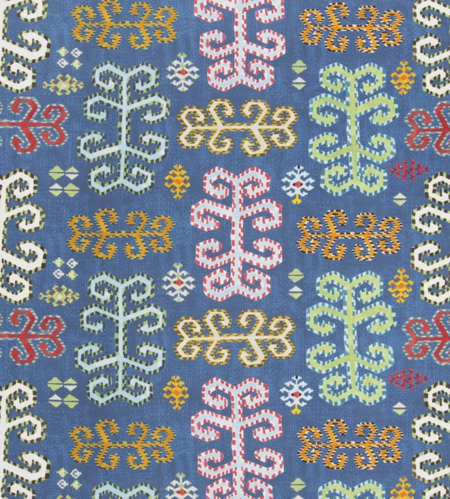 Karapinar Fabric - Blue