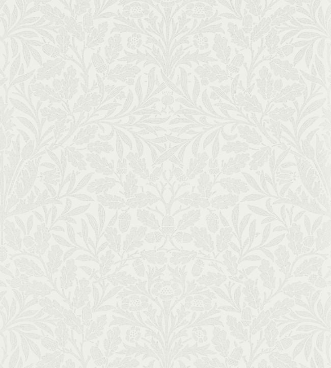 Pure Acorn Wallpaper - White