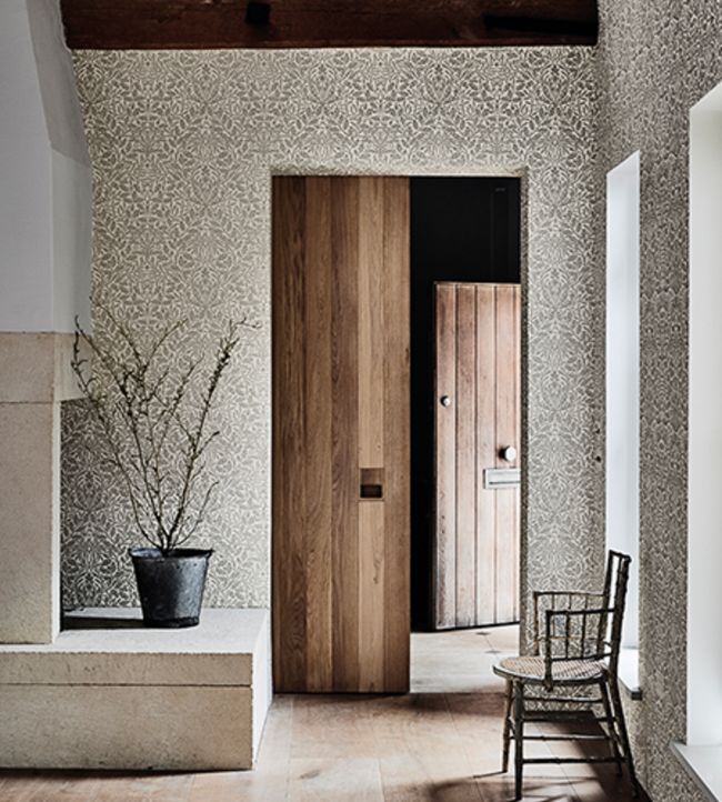 Pure Acorn Room Wallpaper - Gray
