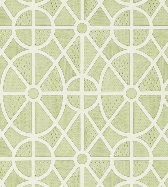 Garden Plan Wallpaper - Green