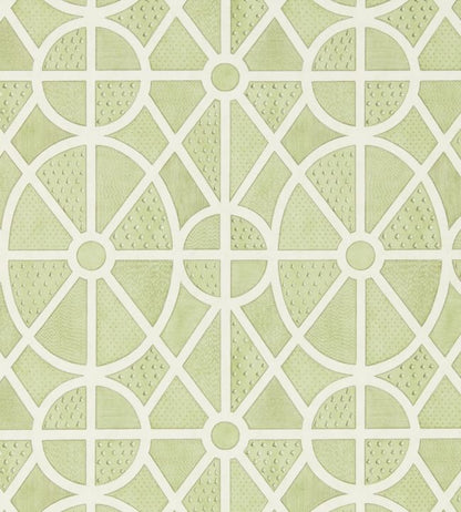 Garden Plan Wallpaper - Green