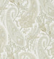 Cashmere Paisley Wallpaper - Gray