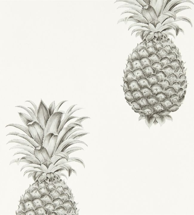 Pineapple Royale Wallpaper - Cream 