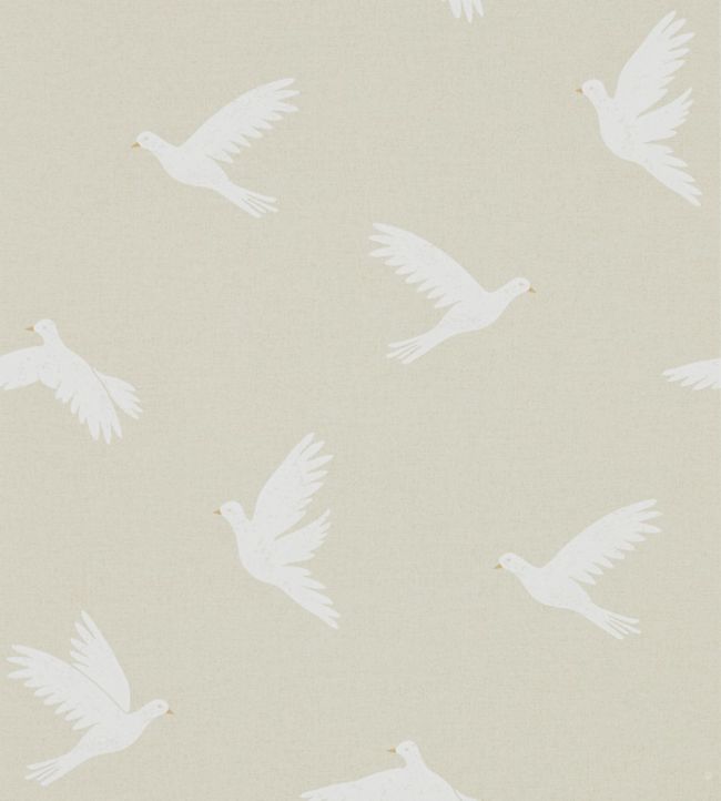Paper Doves Wallpaper - Sand 