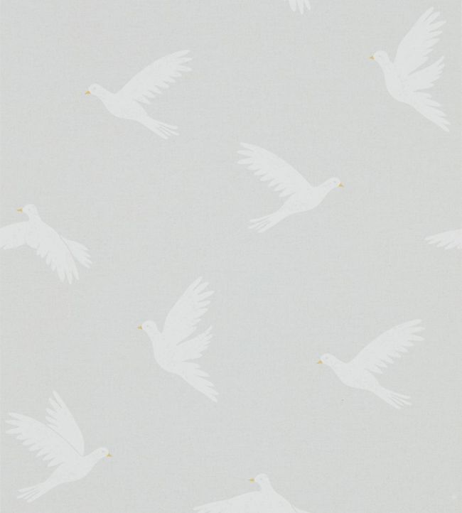 Paper Doves Wallpaper - Purple