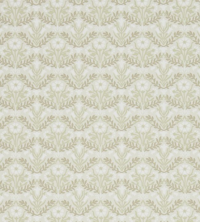 Morris Bellflowers Wallpaper - Gray