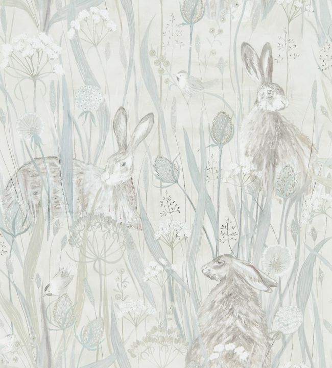 Dune Hares Wallpaper - Gray