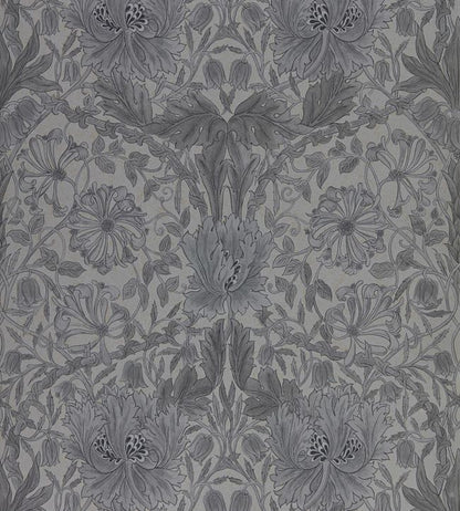 Pure Honeysuckle & Tulip Wallpaper - Gray 