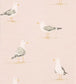 Shore Birds Wallpaper - Pink