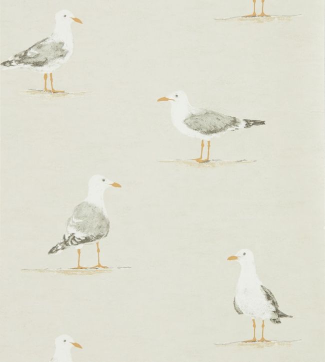 Shore Birds Wallpaper - Green 