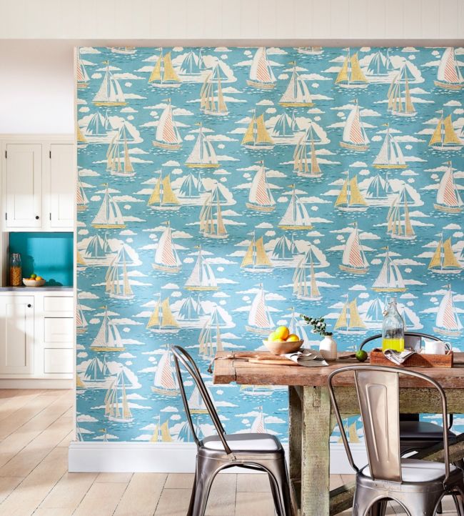 Sailor Room Wallpaper - Blue