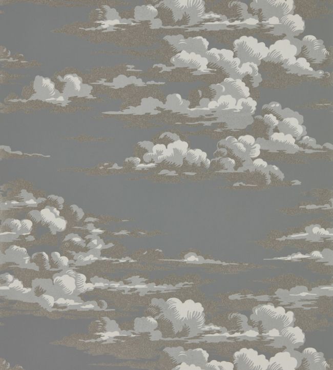 Silvi Clouds Wallpaper - Gray