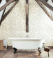 Farthing Wood Room Wallpaper - Cream