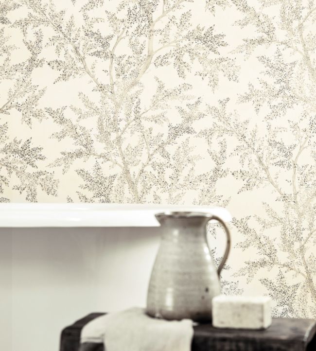 Farthing Wood Room Wallpaper 2 - Cream