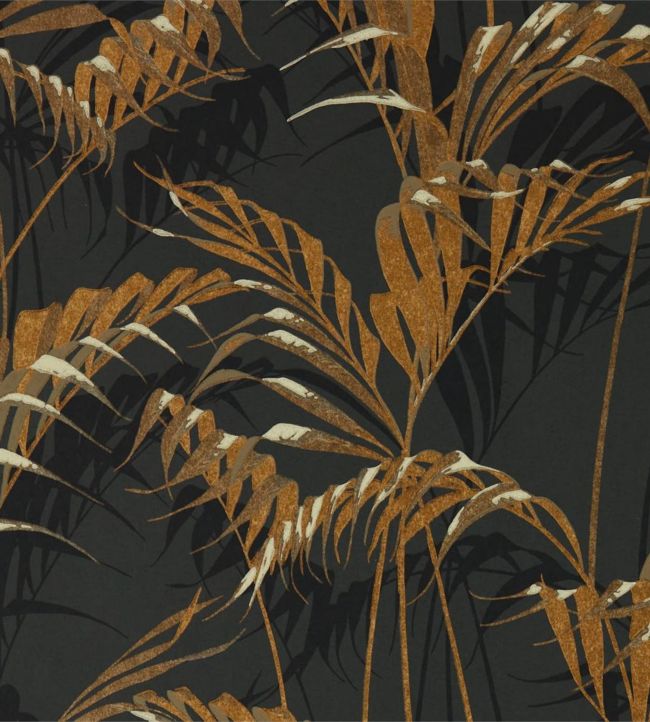 Palm House Wallpaper - Black