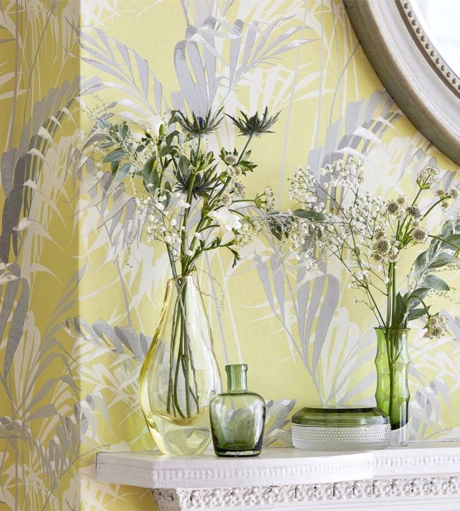 Palm House Room Wallpaper 2 - Yellow