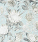 King Protea Wallpaper - Blue