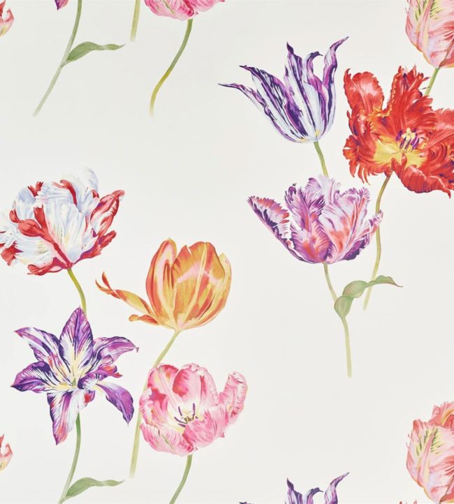 Tulipomania Wallpaper - Multicolor
