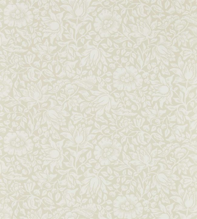 Mallow Wallpaper - White