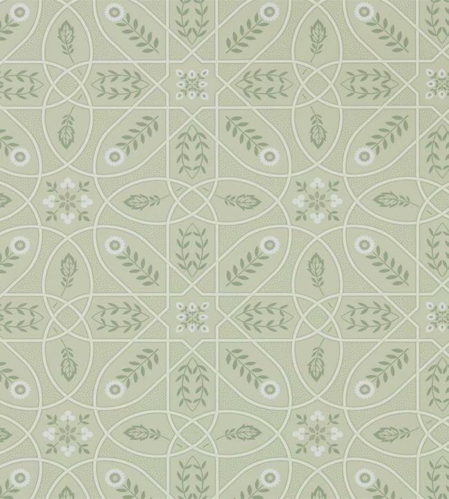 Brophy Trellis Wallpaper - Green