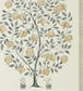 Anaar Tree Wallpaper - Gray