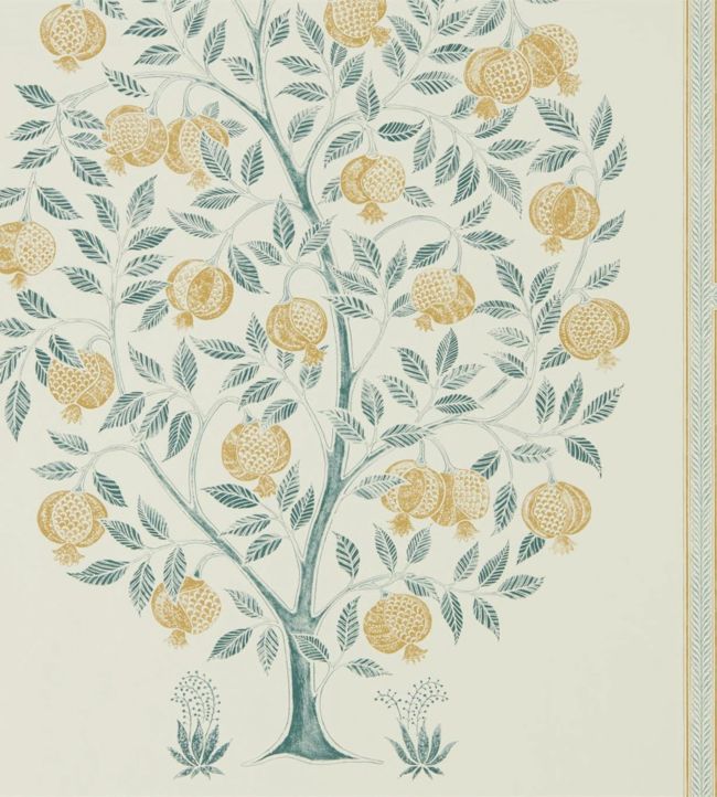 Anaar Tree Wallpaper - Yellow