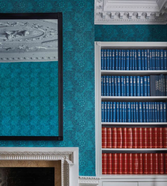 Marigold Room Wallpaper - Blue