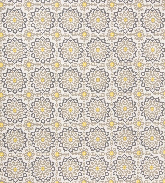 Marigold Fabric - Gray 