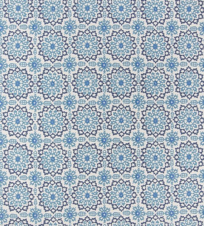 Marigold Fabric - Blue