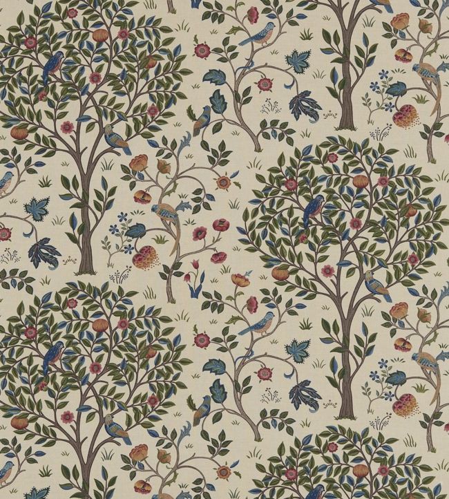 Kelmscott Tree Fabric - Multicolor