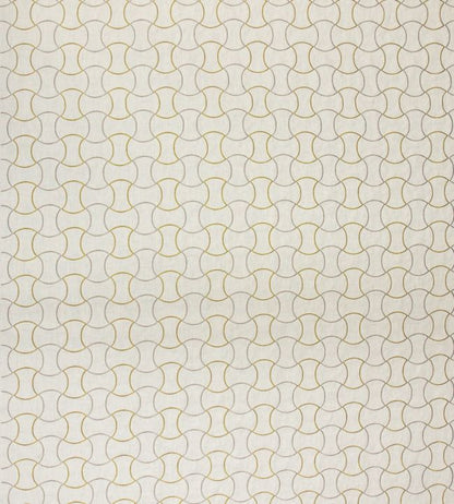 Linked In Colours Fabric - Cream 