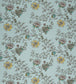 Nine Flowers Fabric - Teal