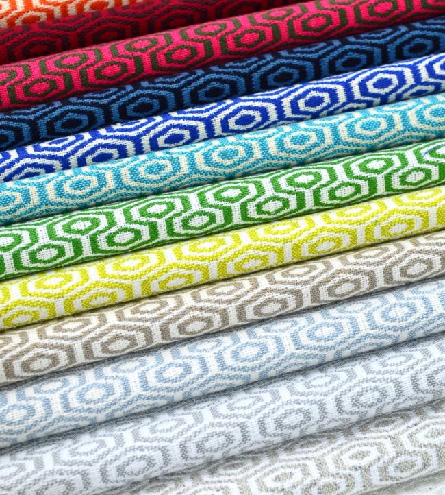 Taj Room Fabric - Silver