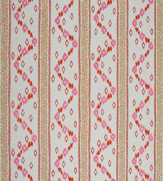 Chine Stripe Fabric - Pink 
